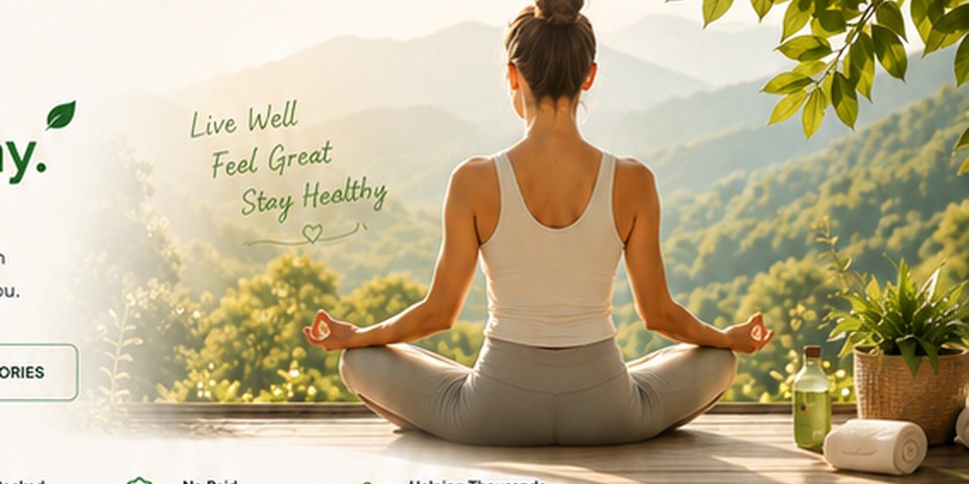 Peaceful wellness lifestyle