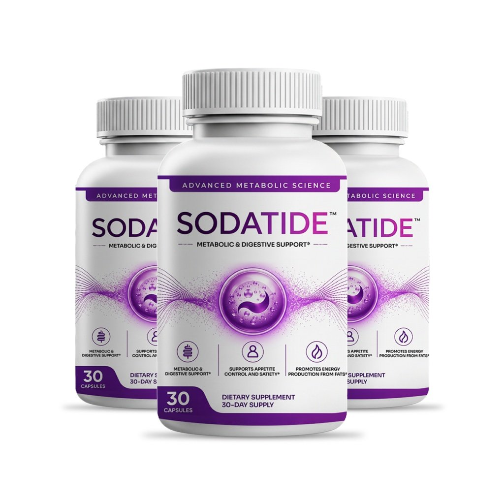 Sodatide three bottle product
